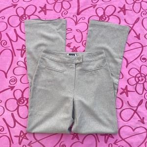 Late 90s y2k grey trouser pants